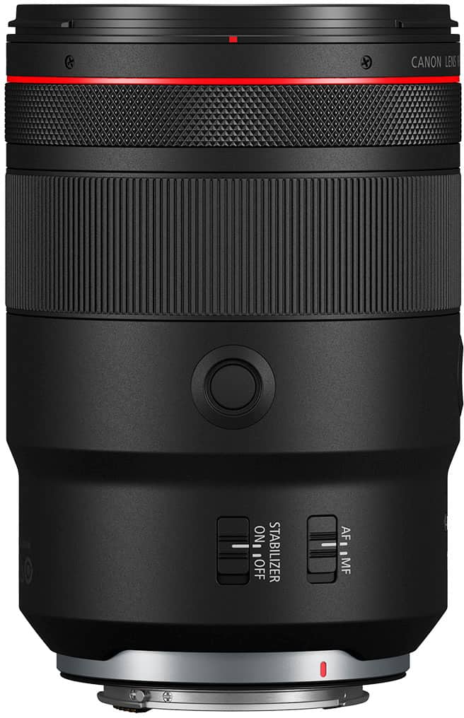 Alt View 1. Canon - RF135 F1.8L IS USM Telephoto Prime Lens for EOS R-Series Cameras - Black.