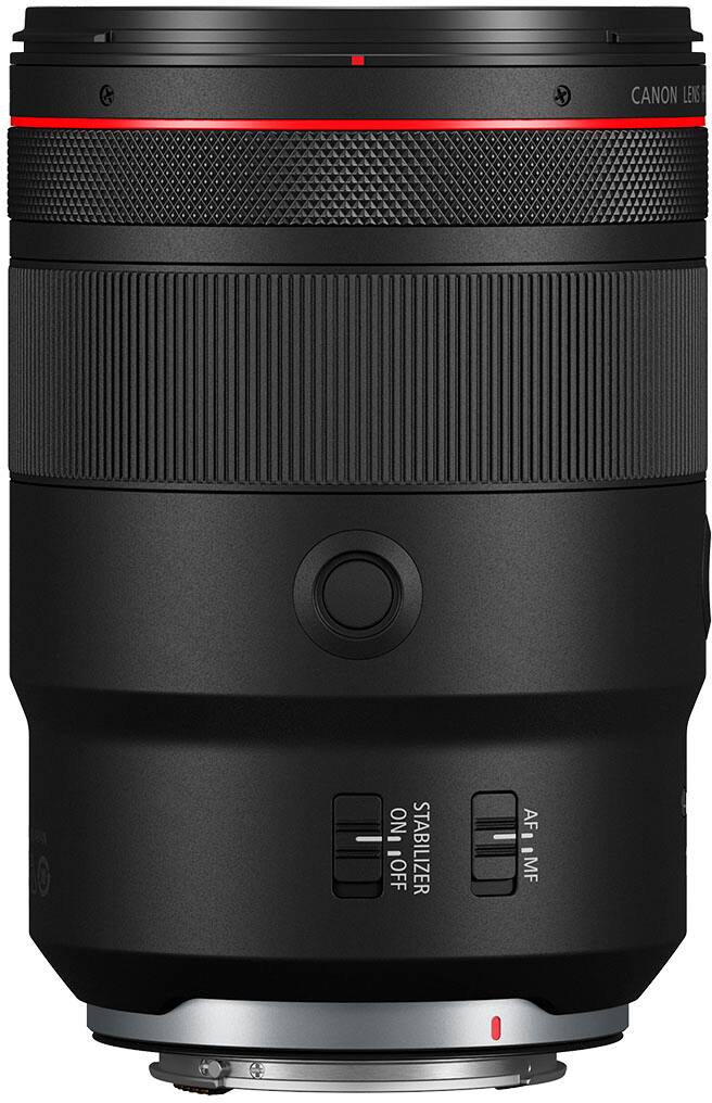 Alt View 1. Canon - RF135 F1.8L IS USM Telephoto Prime Lens for EOS R-Series Cameras - Black.