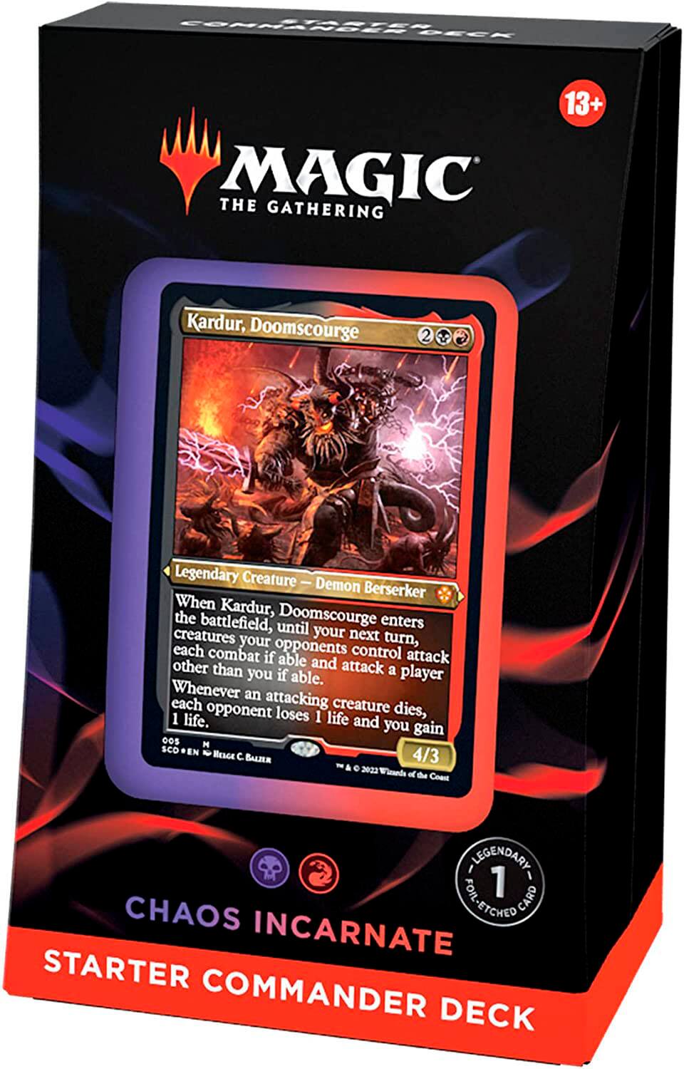 Best Buy: Wizards of The Coast Magic the Gathering Starter Commander Deck –  Chaos Incarnate D11820000