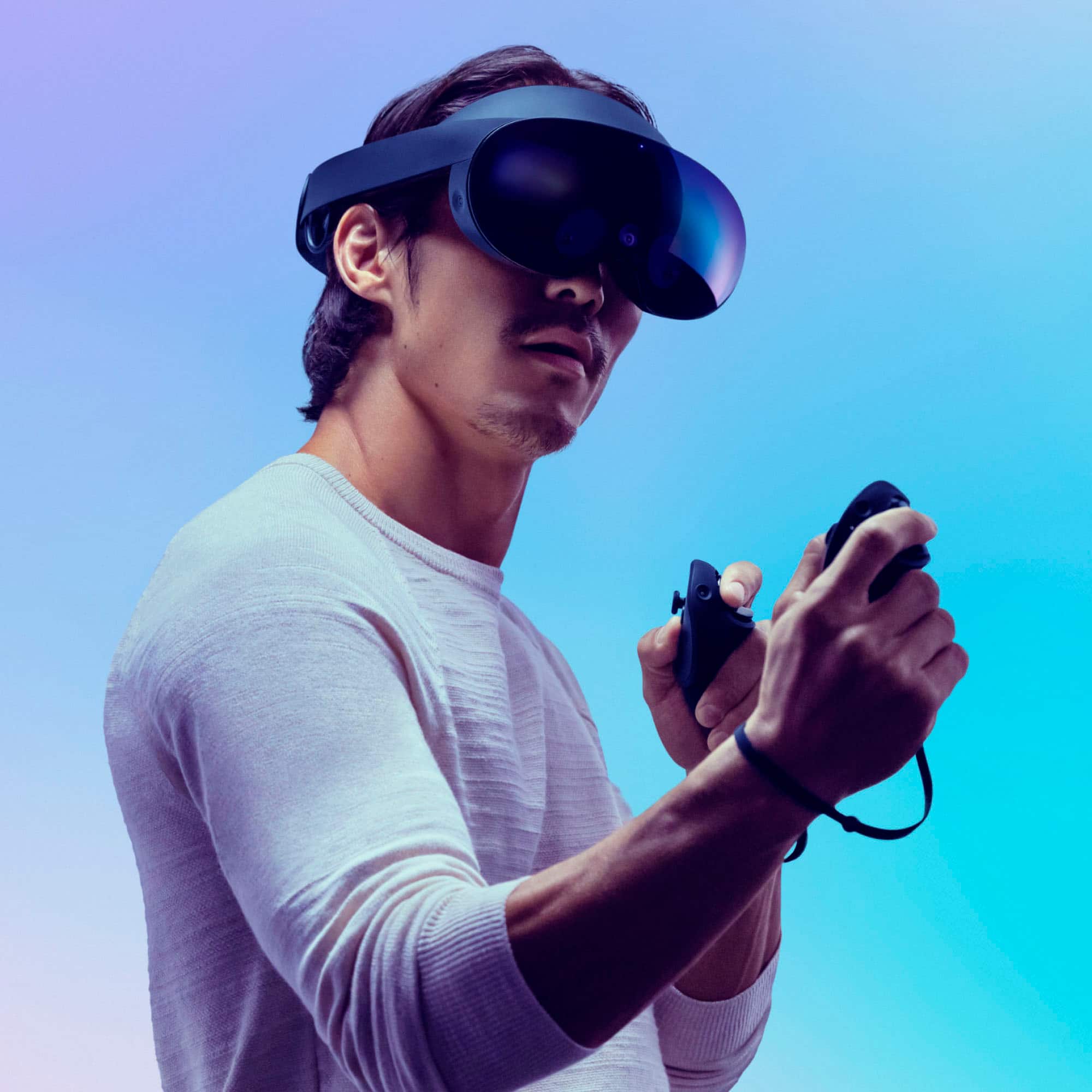 Alt View 13. Meta - Quest Touch Pro Controllers for Meta Quest Pro, Meta Quest 2 - Black.