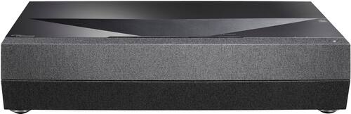 Optoma - CinemaX D2 4K UHD Laser Ultra-Short Throw Projector with High Dynamic Range - Black-Front_Standard 