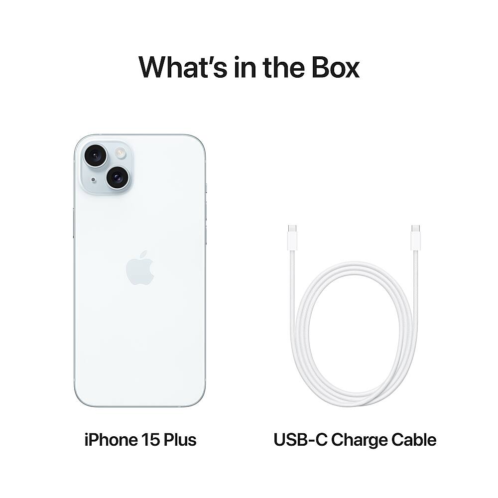 What's in the Box iPhone 15 Plus USB-C Charge Cable