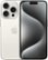 Front. Apple - iPhone 15 Pro 256GB - White Titanium.