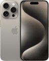 Front. Apple - iPhone 15 Pro 256GB - Natural Titanium.
