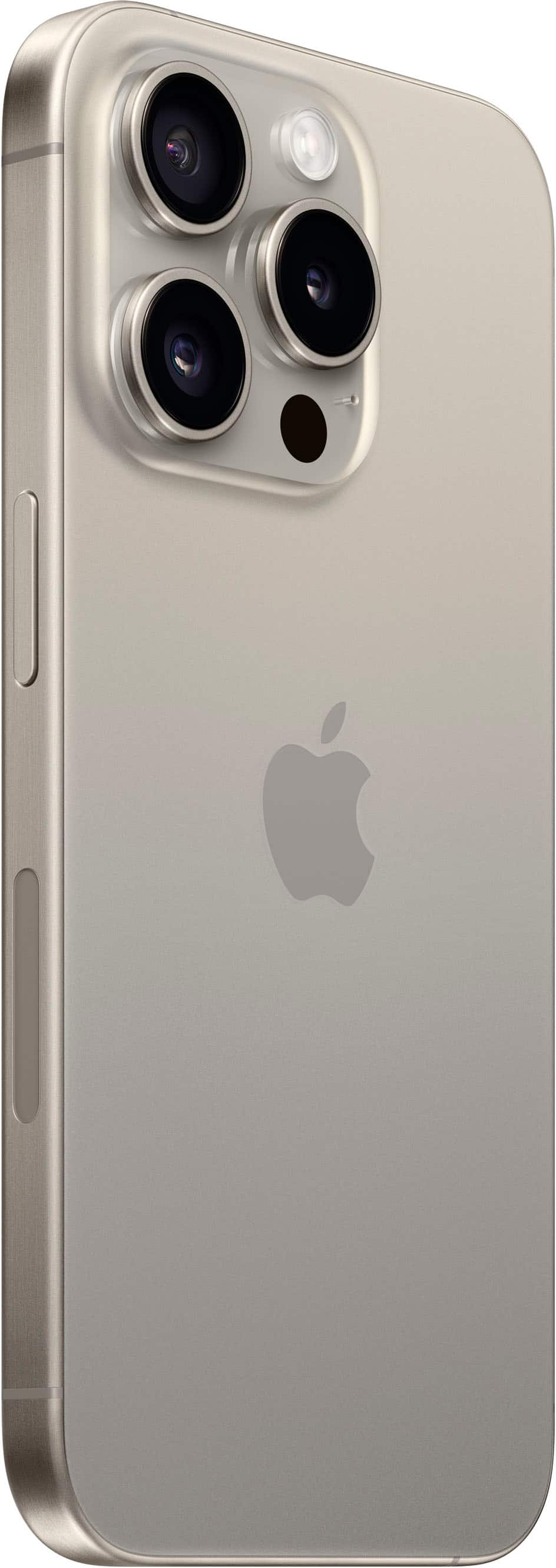 Alt View 2. Apple - iPhone 15 Pro 256GB - Natural Titanium.