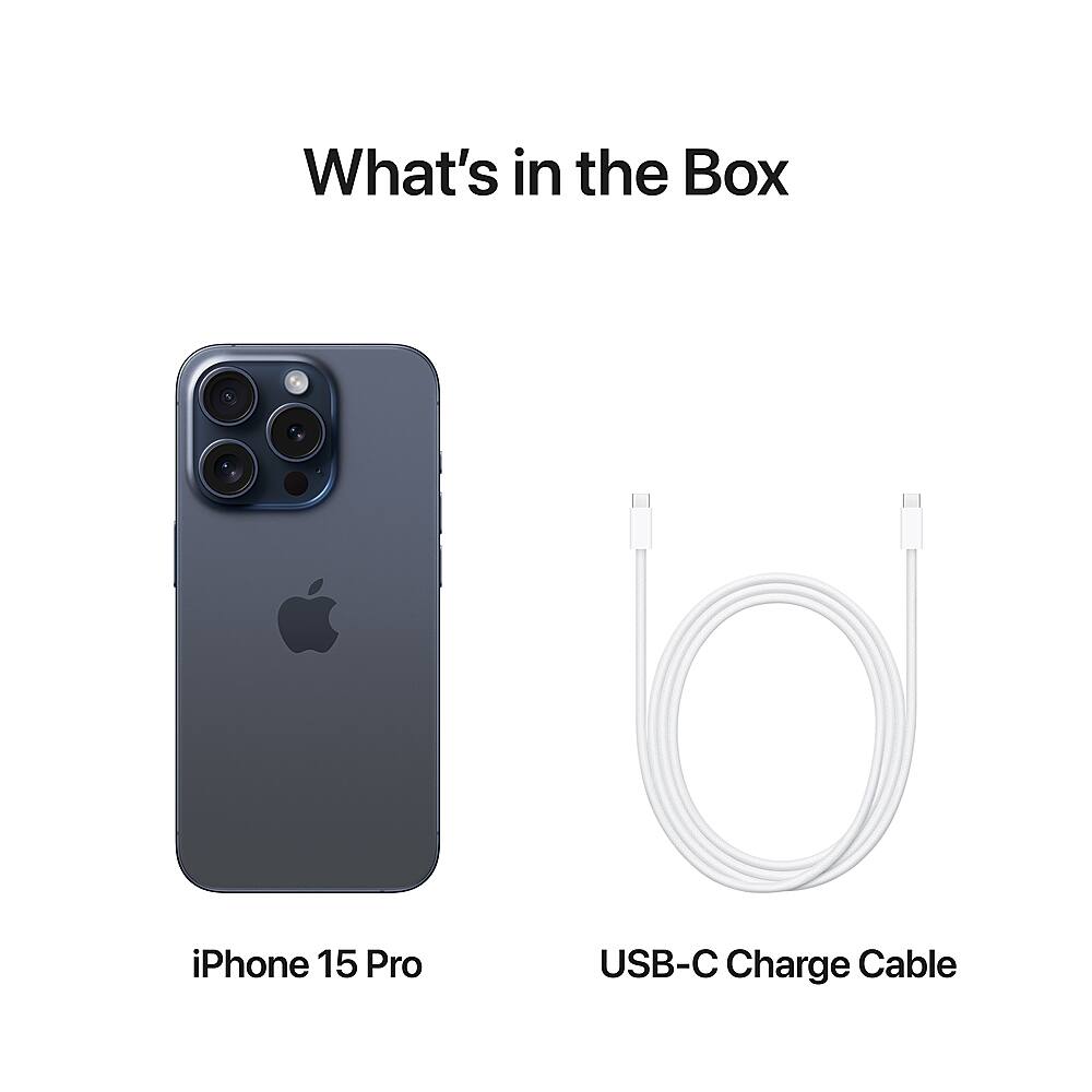 What's in the Box iPhone 15 Pro USB-C Charge Cable