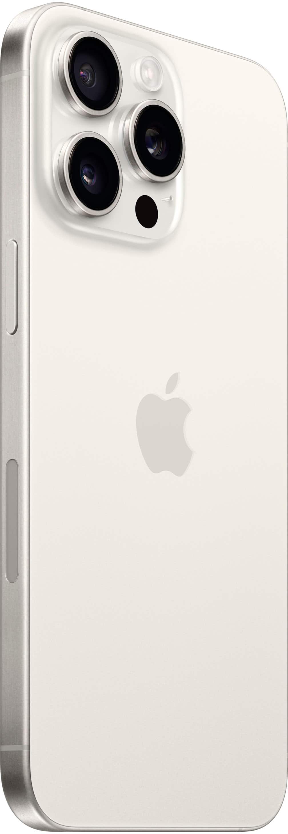 Alt View 2. Apple - iPhone 15 Pro Max 256GB - White Titanium.