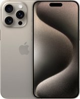 Apple - iPhone 15 Pro Max 256GB - Natural Titanium (AT&T) - Front_Zoom