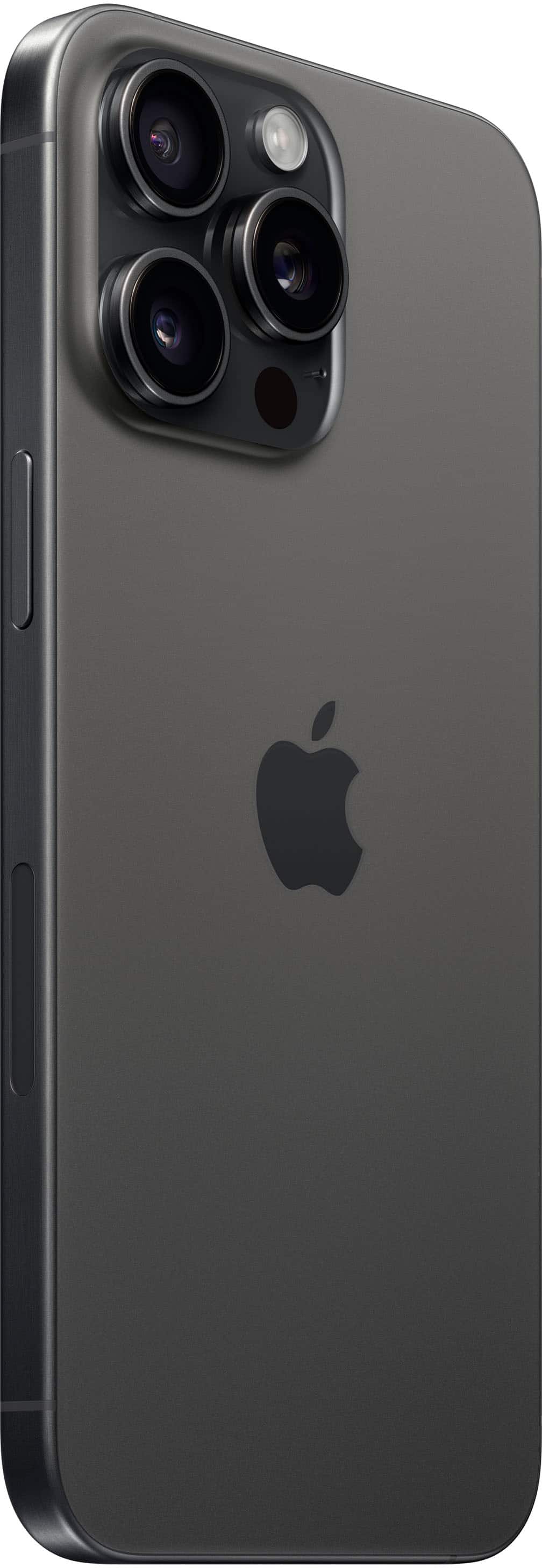 Alt View 2. Apple - iPhone 15 Pro Max 1TB - Black Titanium.