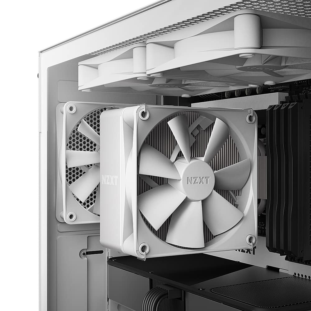 Alt View 15. NZXT - T120 CPU Air Cooler - White.