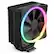Alt View 12. NZXT - T120 CPU Air Cooler with RGB Lighting - Black.