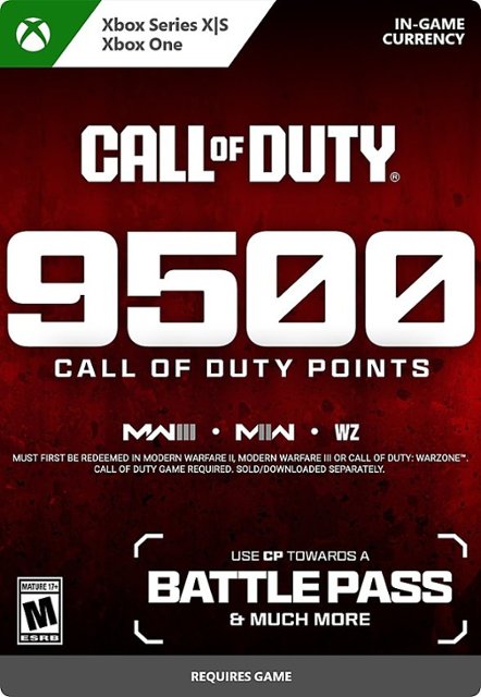 Front. Activision - Call of Duty Points – 9,500 - Multi.