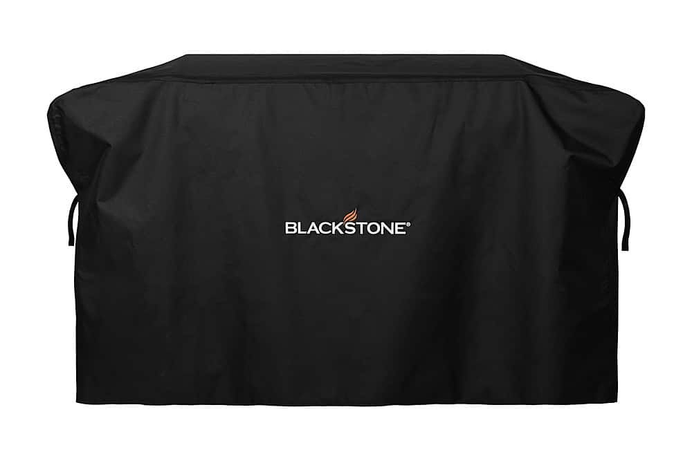 Angle. Blackstone - Weather-resistant 36-in. Hooded Griddle Cover with Adjustable Straps - Black.