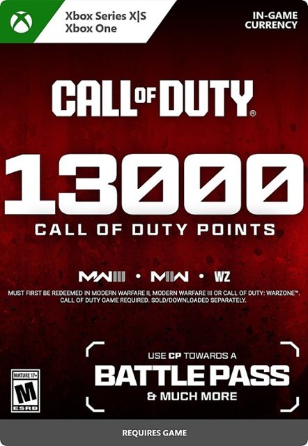 Front. Activision - Call of Duty Points – 13,000 - Multi.
