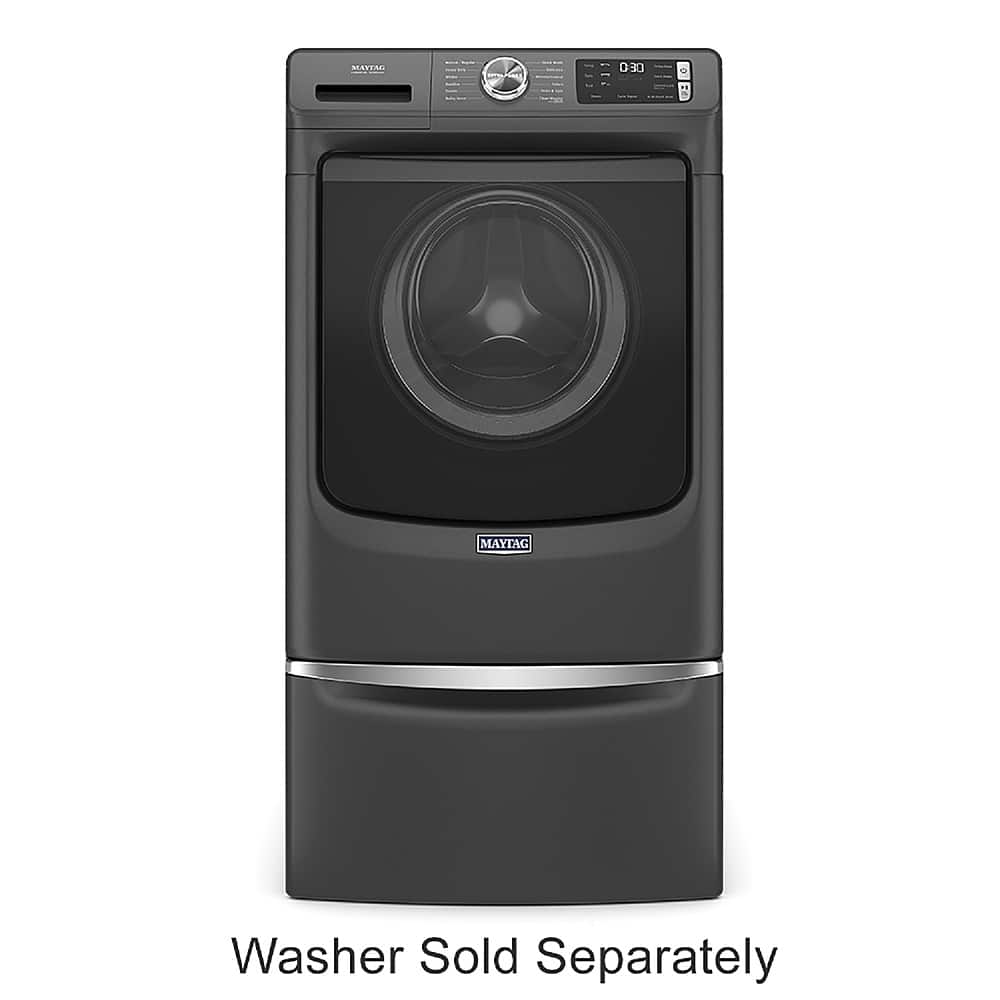 Alt View 11. Maytag - Washer/Dryer Laundry Pedestal with Storage Drawer - Volcano Black.