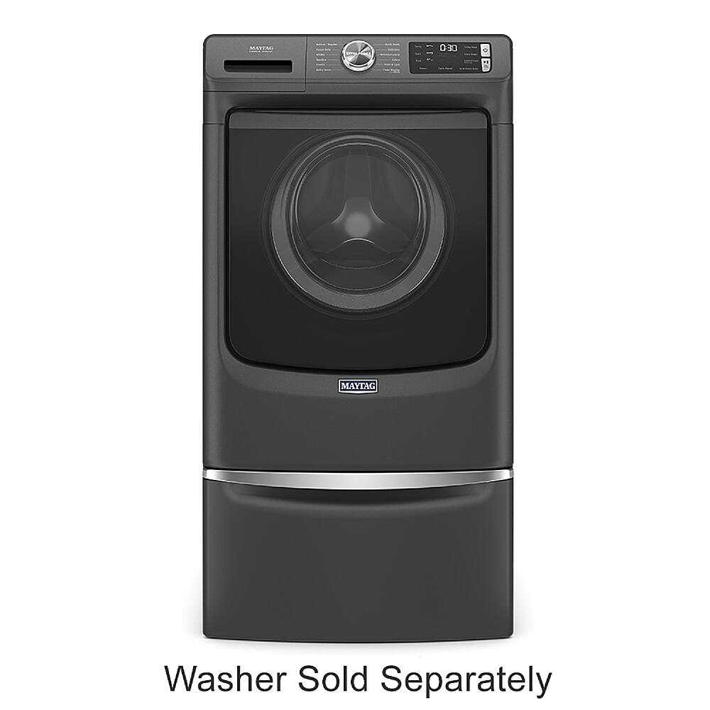 Alt View 11. Maytag - Washer/Dryer Laundry Pedestal with Storage Drawer - Volcano Black.