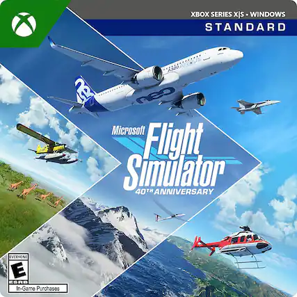 Front. Microsoft - Flight Simulator: 40th Anniversary. - E (Everyone)