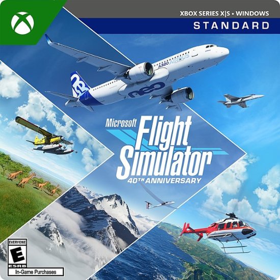 Flight Simulator: 40th Anniversary Standard Edition Xbox Series X, Xbox  Series S, Windows [Digital] G7Q-00133 - Best Buy