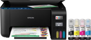 Epson - EcoTank ET-2400 Wireless Color All-in-One Cartridge-Free Supertank Printer with Scan and Copy - Black - Front_Zoom
