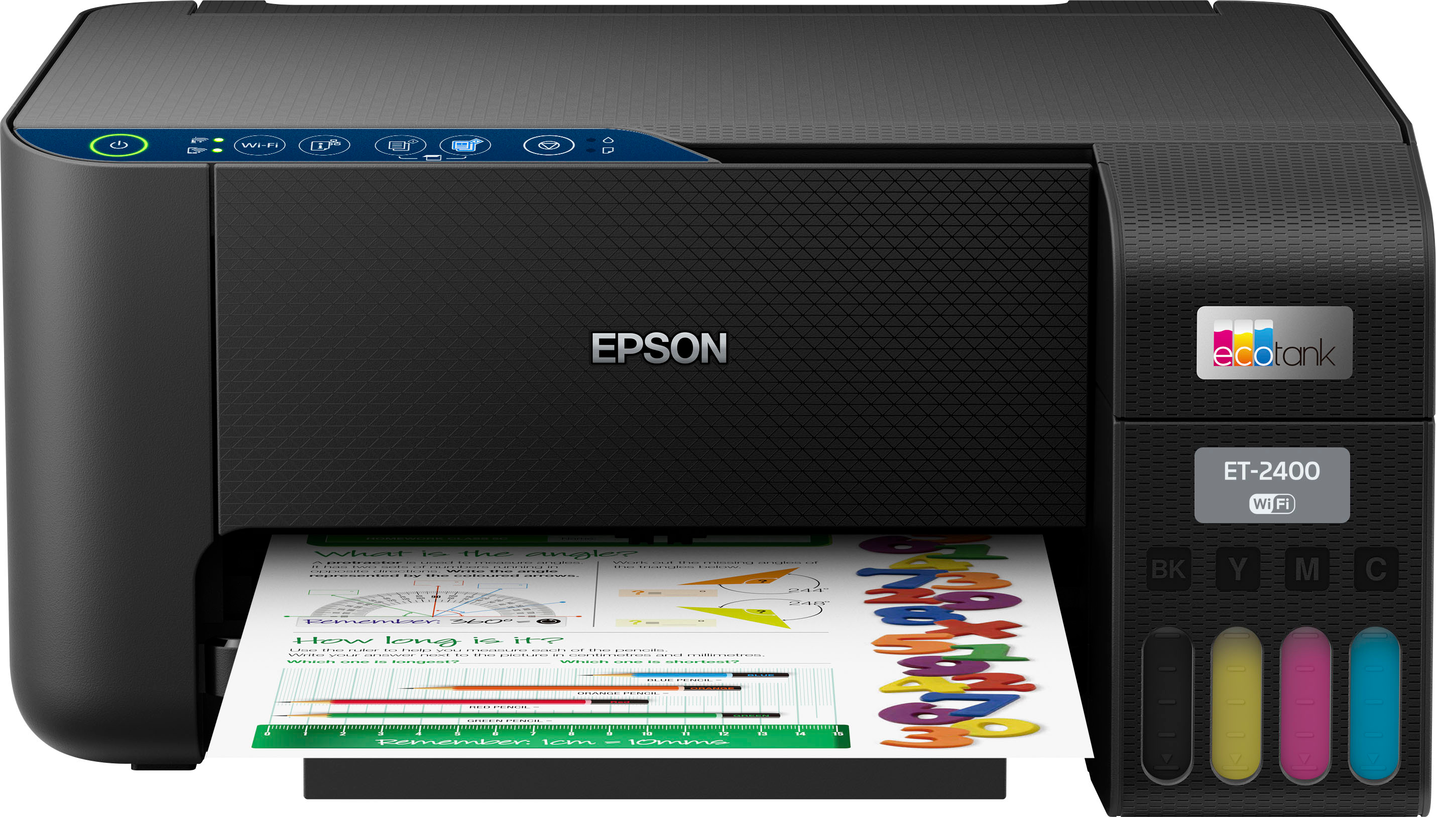 Epson EcoTank ET-2400 Wireless Color All-in-One Cartridge-Free Supertank Printer with and Copy Black C11CJ67201 - Best Buy