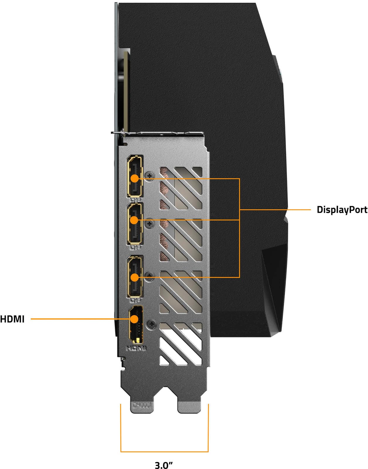 Gigabyte GeForce RTX 4080 16GB MASTER GV-N4080AORUS M-16GD B&H