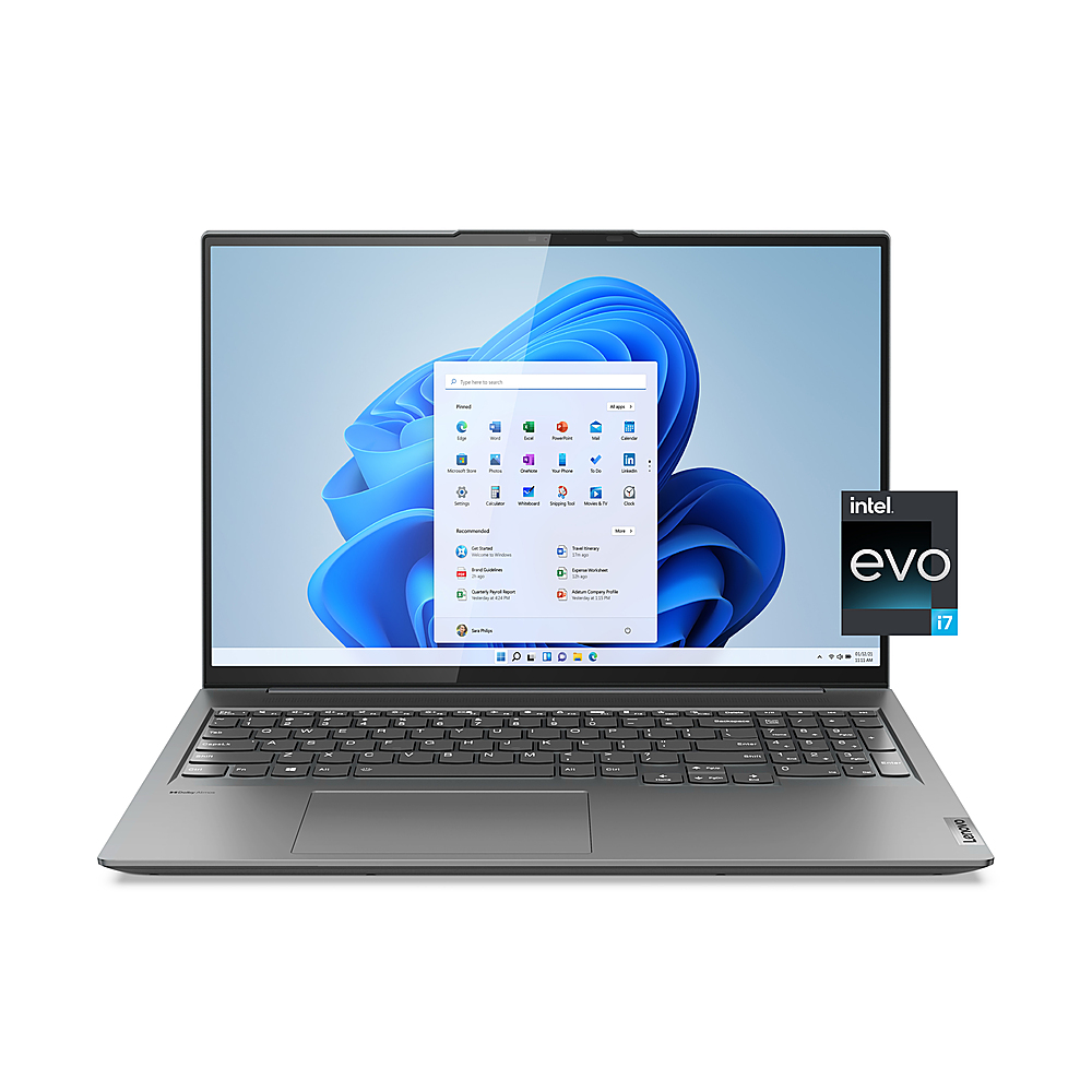 Lenovo Slim 7i Laptop Intel Core i7 16 Touchscreen 16GB 1TB SSD Gray