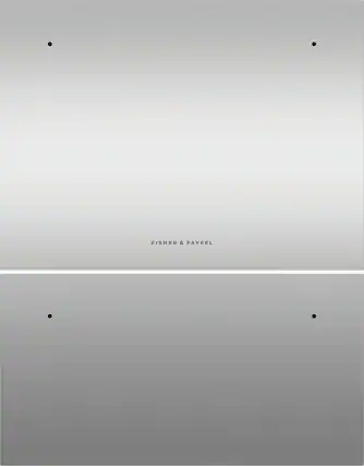Front. Fisher & Paykel - Double Tall DishDrawer Dishwasher Panels, compatible with Series 9 and 11 - Stainless Steel.