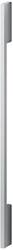 Fisher & Paykel - Contemporary Square Fine 2-Piece Handle Kit for Select Bottom Mounts - Brushed Aluminum - Front_Zoom