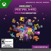 Microsoft - Minecraft Realms Plus 3-Month Subscription [Digital] - Front_Zoom