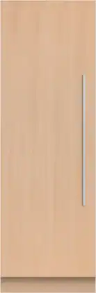 Fisher & Paykel - Series 9 10.7 cu. Ft Upright All Freezer with Ice - Custom Panel Ready