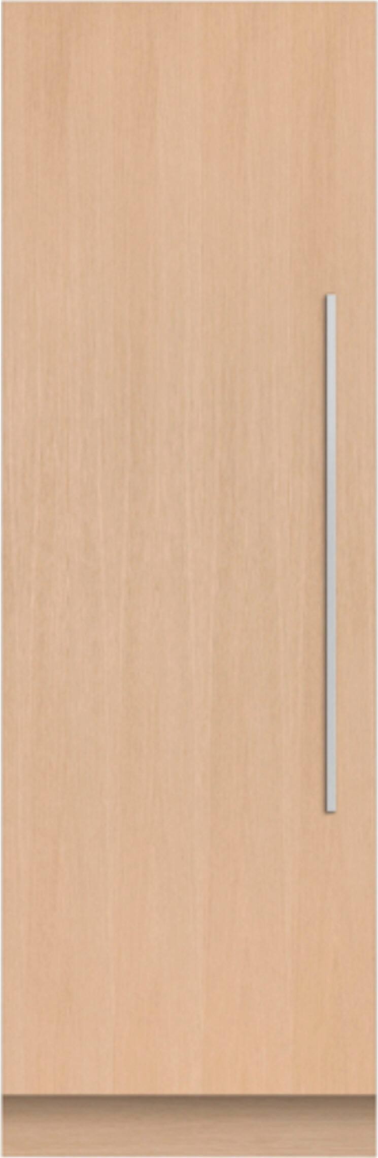 Front. Fisher & Paykel - 10.7 cu. Ft. Frost Free Integrated Upright Freezer with Ice and Stainless Steel Interior.