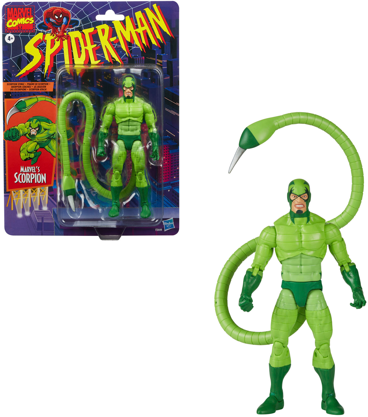 Legends Series Marvel Comics Spider-Man Marvel's Scorpion F3449 - Best Buy
