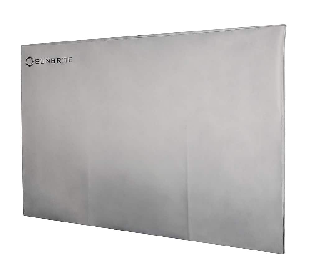 Angle. SunBriteTV - Universal Dust Cover - 55" - Gray.