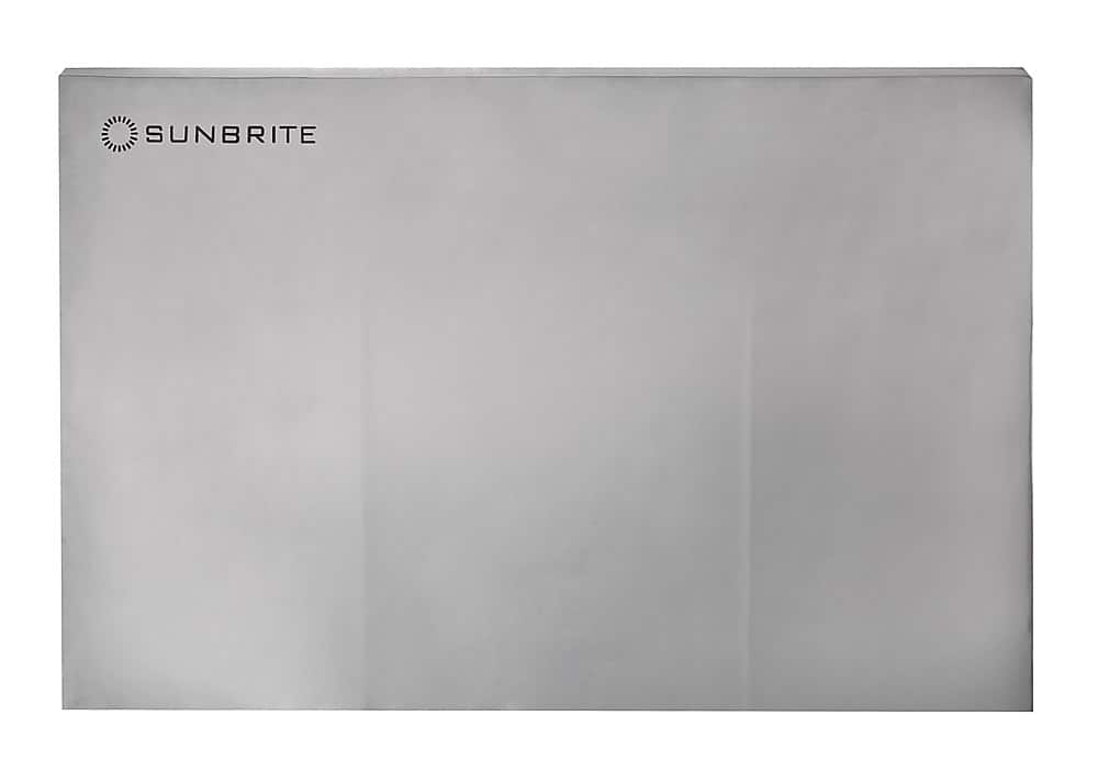 Front. SunBriteTV - Universal Dust Cover - 75" - Gray.