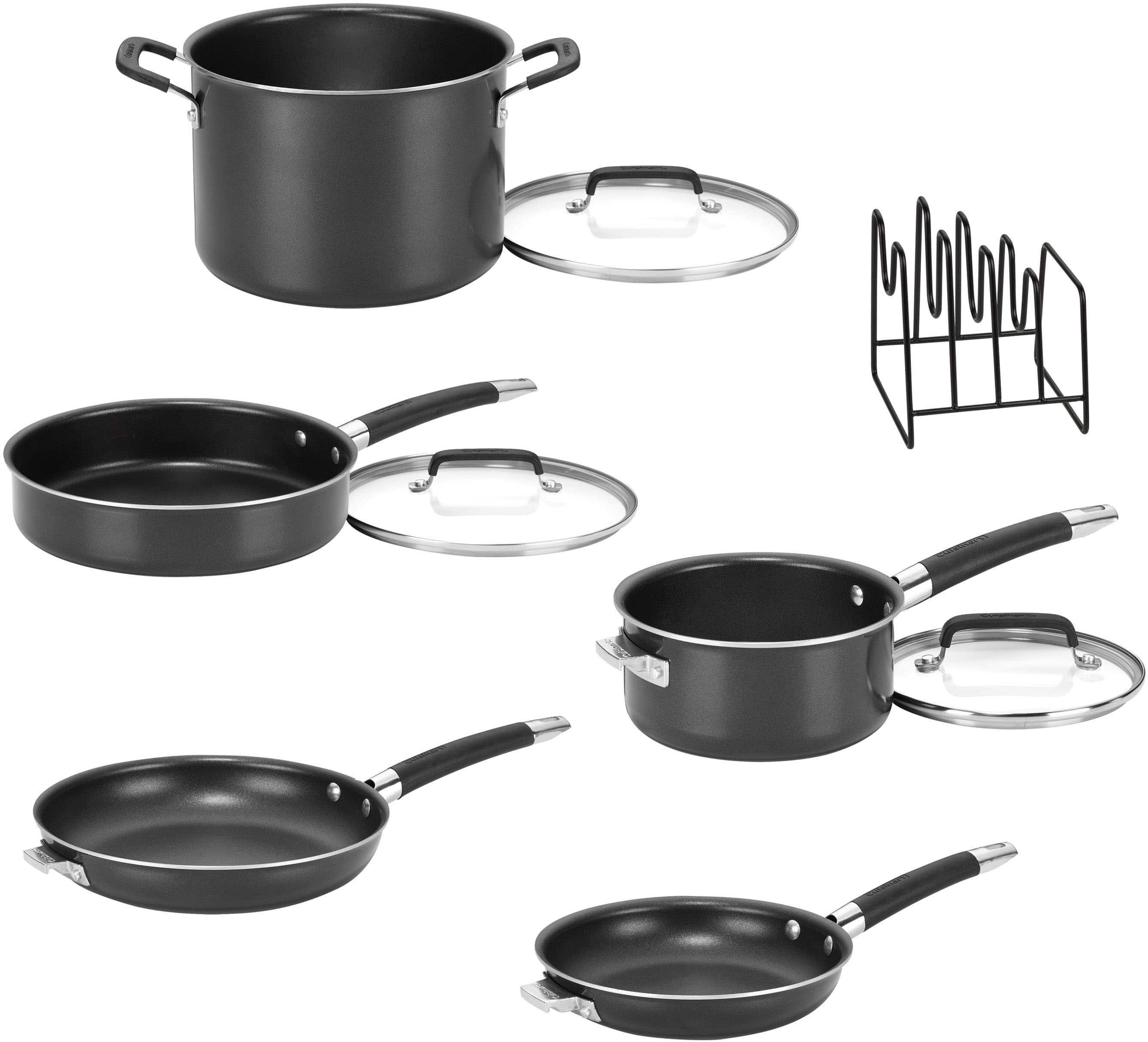 Cuisinart - SmartNest Nonstick Aluminum 9-Piece Set - Black - Alt_View_Zoom_11