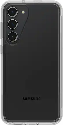 Front. OtterBox - Symmetry Series Soft Shell for Samsung Galaxy S23+ - Clear.