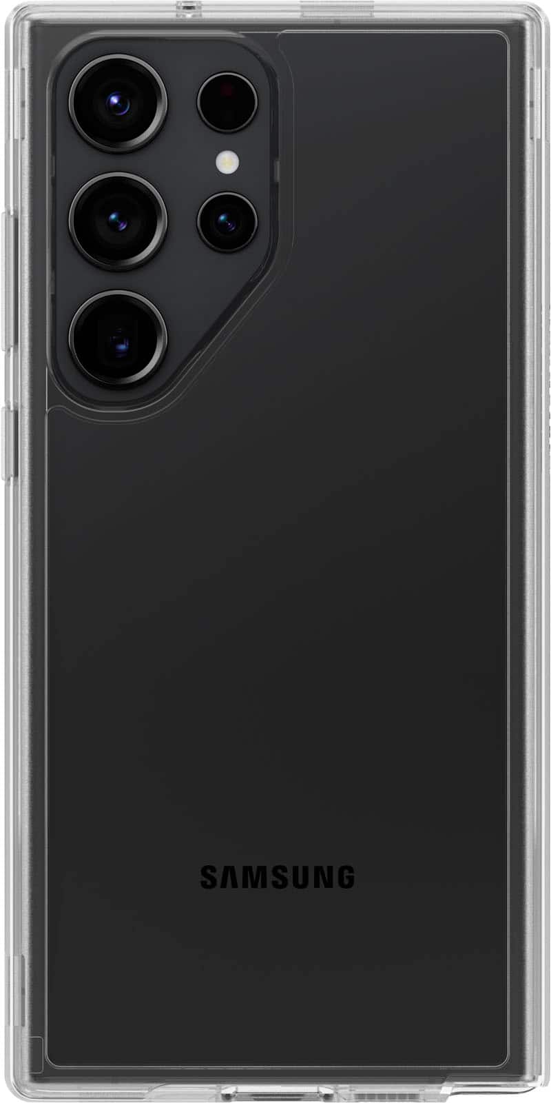 Front. OtterBox - Symmetry Series Soft Shell for Samsung Galaxy S23 Ultra - Clear.