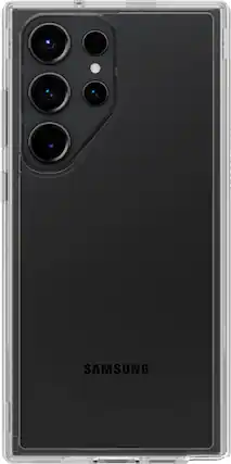 Front. OtterBox - Symmetry Series Soft Shell for Samsung Galaxy S23 Ultra - Clear.