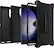 Angle. OtterBox - Defender Series Pro Hard Shell for Samsung Galaxy S23 Ultra - Black.