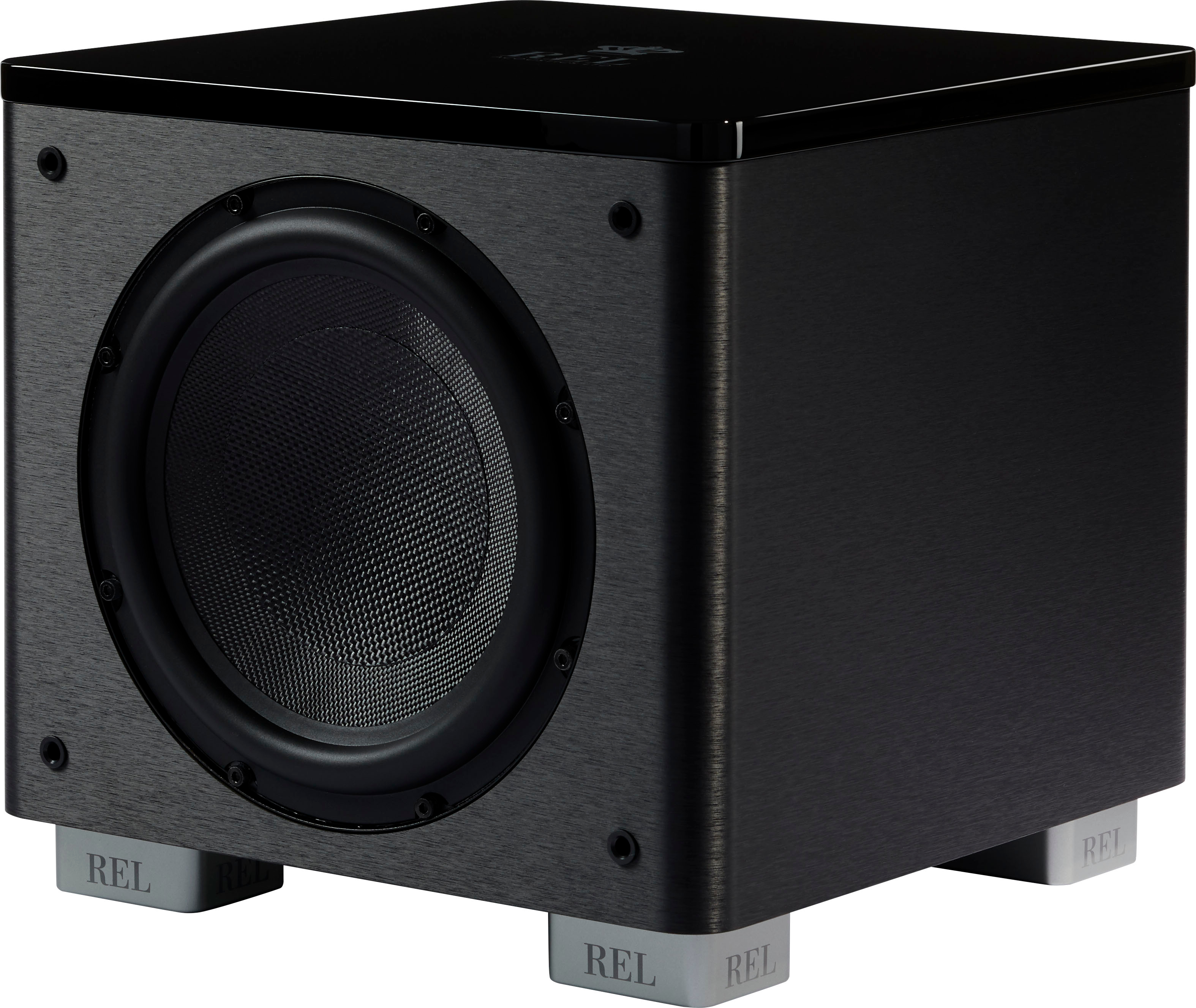 Angle View: REL - HT/1003 MKII Subwoofer - Black