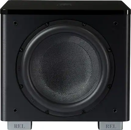 Front. REL - HT/1205 MKII Subwoofer - Black.