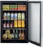 Angle. Frigidaire - 4.6 Cu. Ft. 138 12 oz. Can Capacity Beverage Center - Stainless Steel.