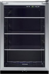 Frigidaire - 4.6 Cu. Ft. 138 12 oz. Can Capacity Beverage Center - Stainless Steel - Front_Zoom