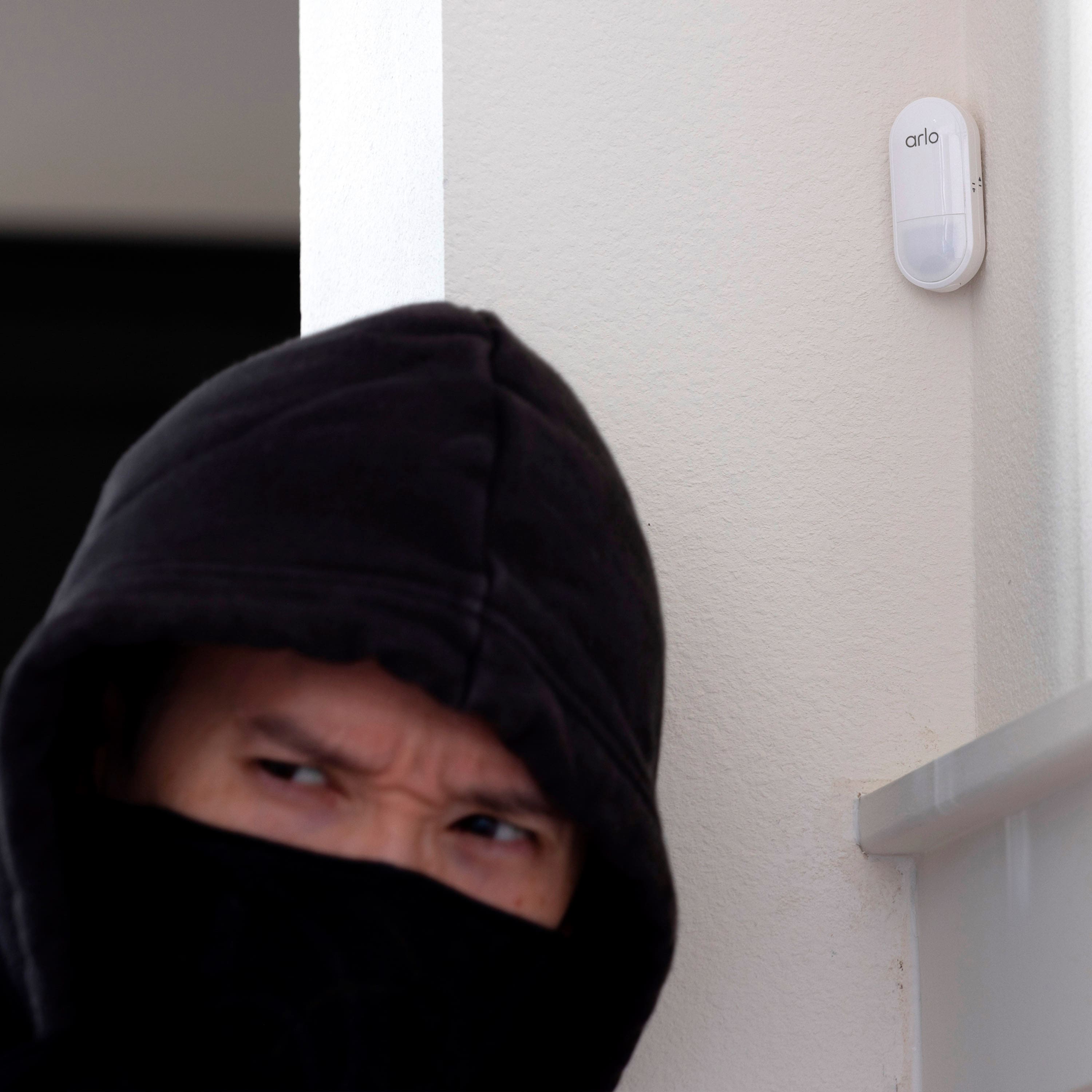 Alt View 13. Arlo - All-in-One Sensor with 8 sensing functions for Home Security System, 1 Pack - White.