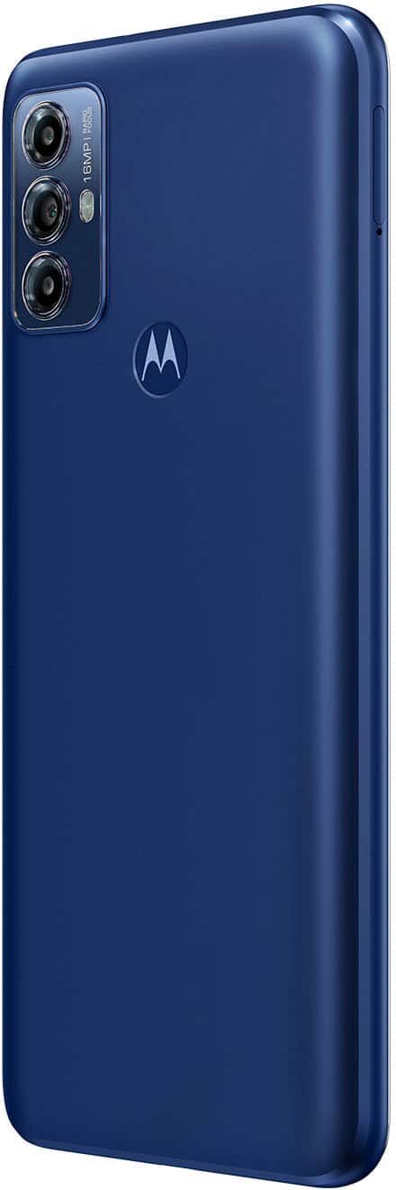 Back. Motorola - Moto G Play 2023 32GB (Unlocked) - Navy Blue.