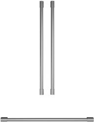 Monogram - Statement Collection Handle Kit for Select Refrigerators - Silver - Front_Zoom