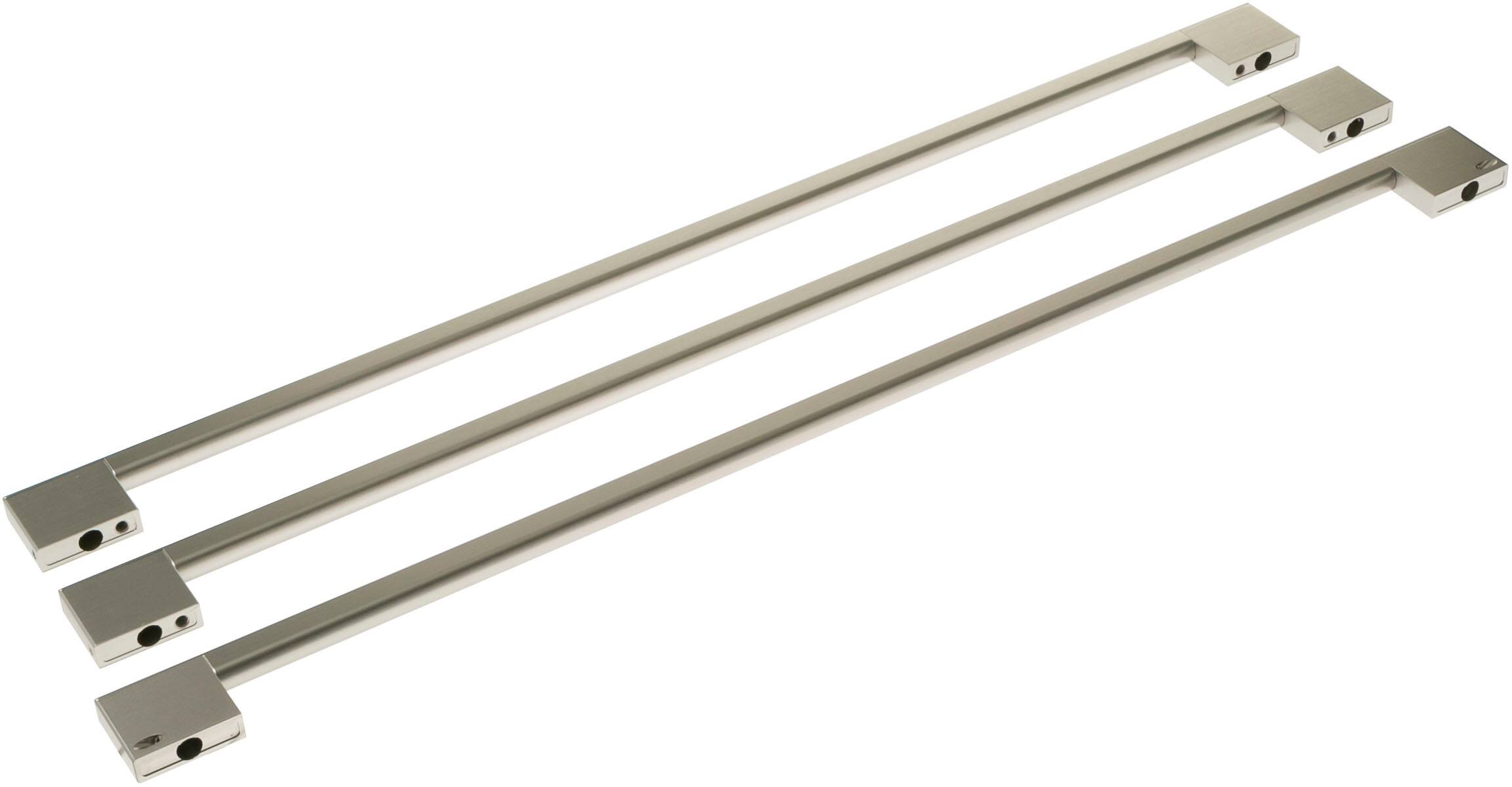 Angle. Monogram - Minimalist  Handle Kit for Select Monogram Refrigerators - Silver.