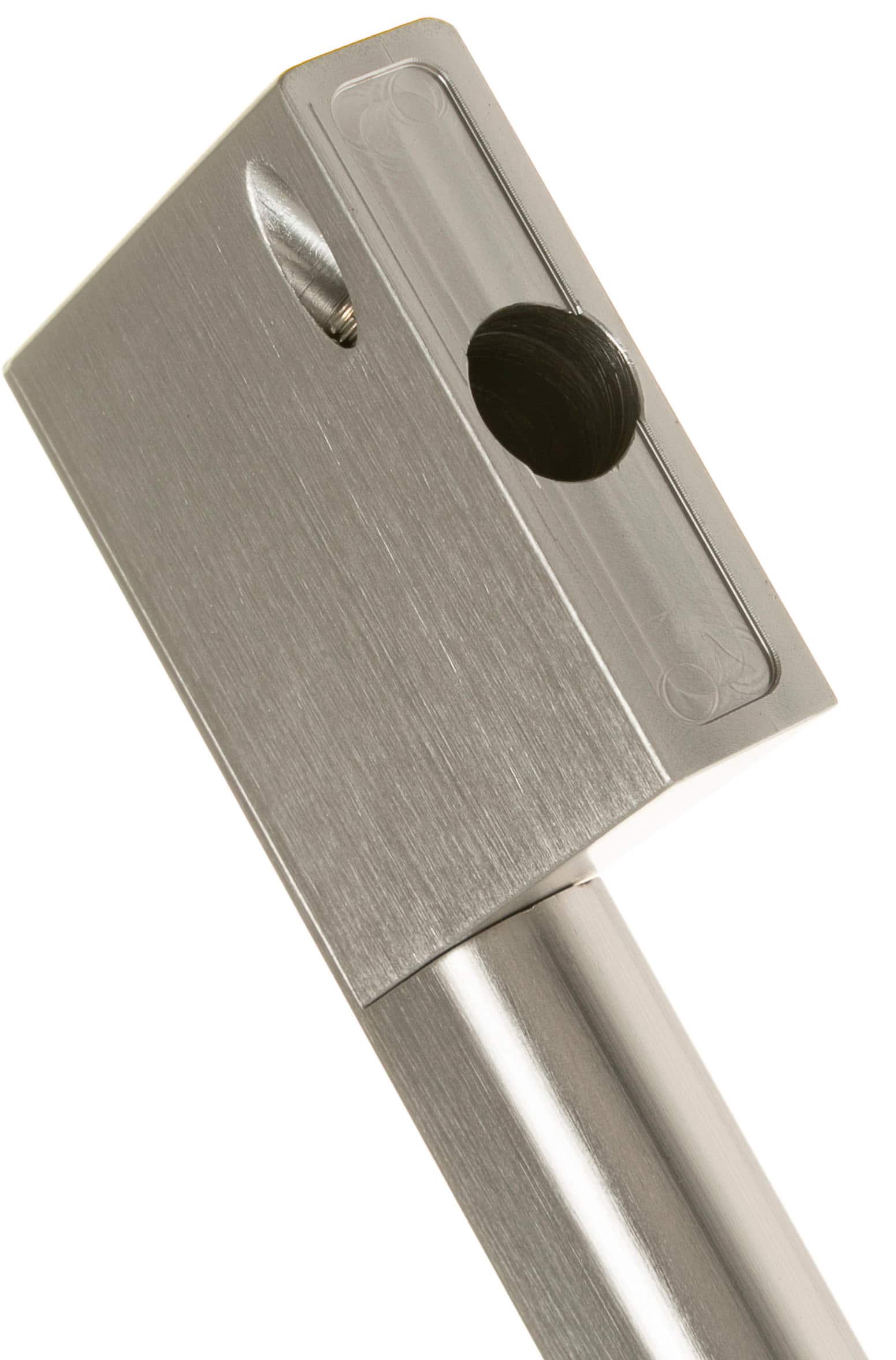 Alt View 11. Monogram - Minimalist Handle Kit for Select Monogram Refrigerators - Silver.