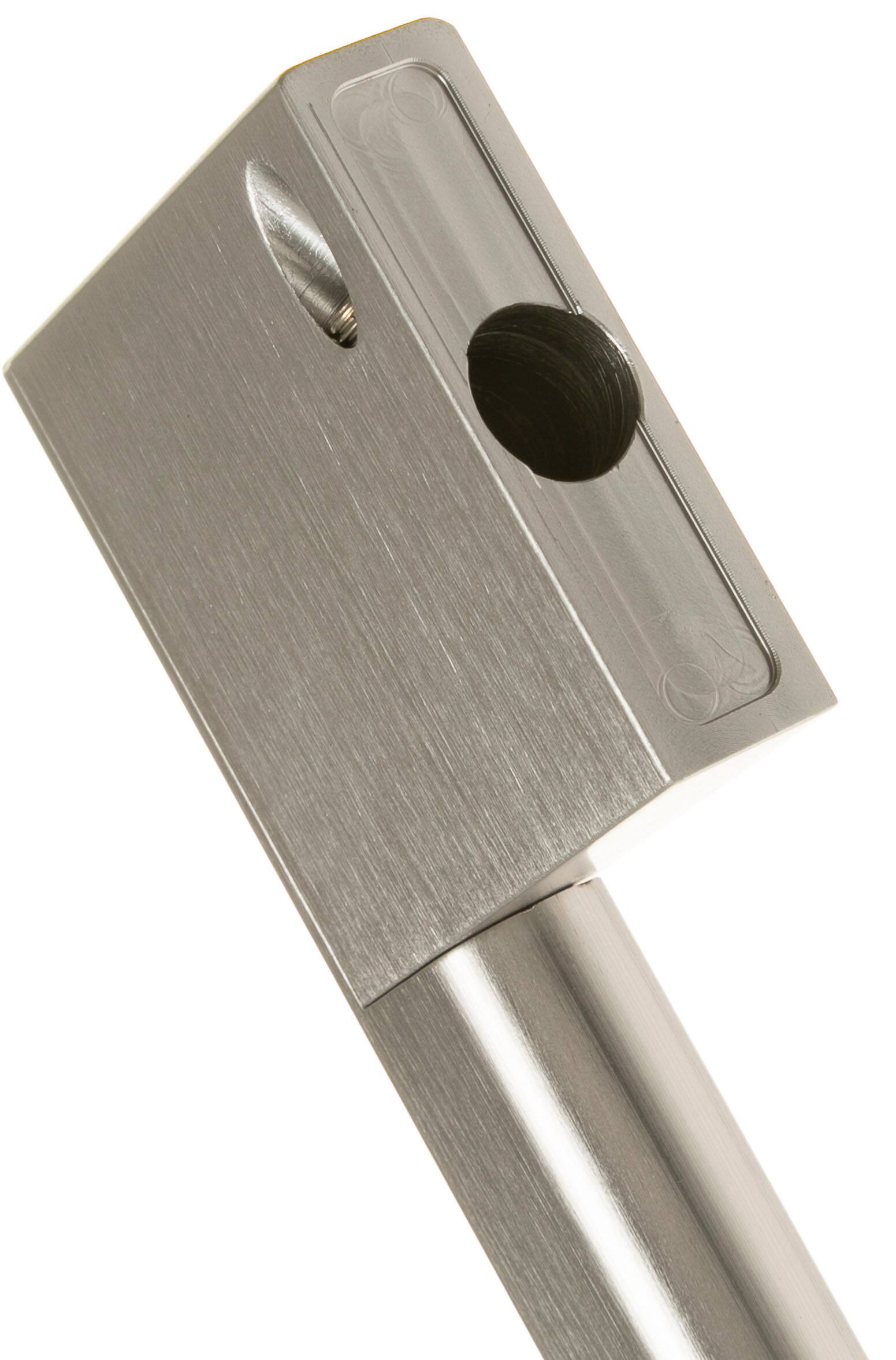 Alt View 11. Monogram - Minimalist  Handle Kit for Select Monogram Refrigerators - Silver.