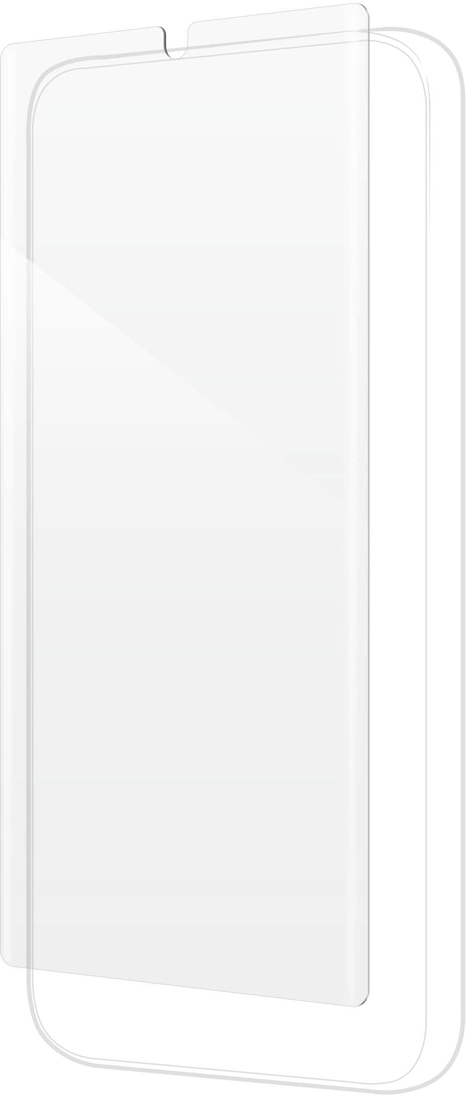 Left. ZAGG - InvisibleShield Fusion VisionGuard Defense Curve Blue Light Filtering Screen Protector for Samsung Galaxy S23 Ultra - Clear.